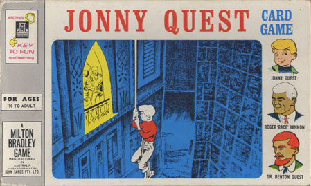 Jonny Quest card game lid