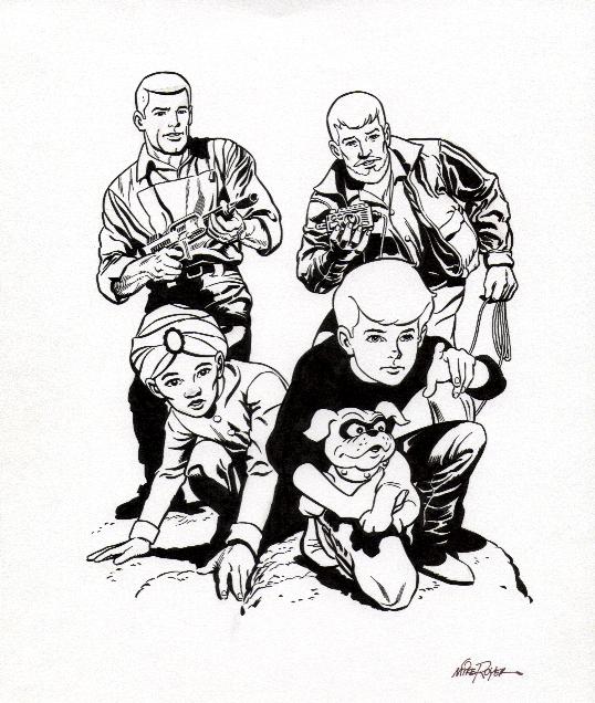 johnny quest coloring pages - photo #13