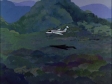 flying over Cave Island